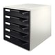 Cajonera Leitz 5280 | Negro | 5 cajones