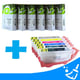 Q-Nomic Pack PGI-520 y CLI-521 Cartuchos (6 colores) + Limpiadores | QNB-PGI520CLI521_ink_clean