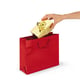 Bolsa de regalo | Charol | Rojo | 12 x 16 x 7 cm