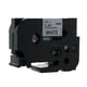 Q-Nomic TZe-S251 cinta súper adhesiva 24mm texto negro sobre blanco (8M) | QNTZe-S251