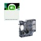 Q-Nomic 1805442 IND RHINO poliéster texto negro sobre blanco 6mm | QN1805442