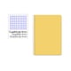 Cuaderno Espiral Folio | 80H | Cuadrícula 4mm | Tapa Dura| 75gr | Amarillo