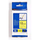 Brother TZe-FX641 cinta flexible 18mm texto negro sobre amarillo (8M) | BROTZe-FX641