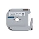 Q-Nomic M-K221SBZ cinta no laminada negra sobre blanco 9 mm | QNMK221SBZ