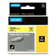 Dymo 18056 (S0718310) IND Rhino cinta termoretráctil negro sobre amarillo 12mm | 18056