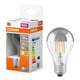 Osram bombilla LED E27 A60 filamento espejo plata luz cálida 6.5W | 50W