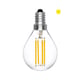 Bombilla LED E14 | Filamento | Luz cálida | 4W | 2000K