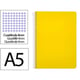 Cuaderno Espiral | Cuarto Cuadrícula 4mm | 90g | Tapa Dura | Amarillo