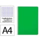 Cuaderno Espiral Folio | Cuadrícula 4mm | 90g  | Tapa Dura | verde