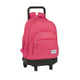 Mochila escolar BLACKFIT8 | Carro extraíble | Rosa