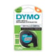 Dymo 91208 (S0721730) cinta plástica negro sobre plateado 12mm | 91208