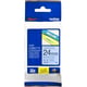 Brother TZe-551 - 24 mm negro / azul cinta laminada (8 m) | BROTZE551