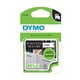 Dymo 16959 (S0718060) cinta poliéster permanente negro sobre blanco 12mm | 16959