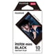 Fujifilm Papel Fotográfico Instax Mini Film Black | 10 hojas