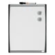 Nobo | pizarra blanca con marco curvado | 35,5 x 28 cm | blanco
