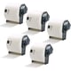 Q-Nomic DK-11202 Pack x5 Etiquetas Precortadas | Papel térmico removible | Envíos | 62x100mm | QNBDK-11202x5