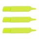 Pack Subrayadores fluorescentes | Punta biselada 5mm | Amarillo | 3 unidades