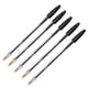 PACK x5: Bolígrafo BIC Cristal Negro | Transparente | 0.4mm