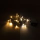 Luces de navidad de 2,1 metros a pilas | Blanco extra cálido y blanco cálido | 24 luces LED con temporizador