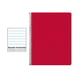 Cuaderno Espiral Folio | 80H | Rayado Horizontal | Tapa Blanda | 60gr | Rojo