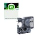 Q-Nomic 18486 (S0718180) IND RHINO poliéster negro sobre metalizado 12mm | QNS0718180