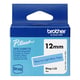 Brother Btag-L33 cinta no laminada azul sobre azul claro 12 mm | BROBTAGL33
