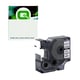 Q-Nomic 18445 (S0718620) IND Rhino cinta vinilo negro sobre blanco 19mm | QNS0718620