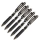 PACK x5: Bolígrafo Negro | Retráctil | Borrable | 0.7mm