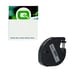Q-Nomic 91200 (S0721510) cinta de papel negro sobre blanco 12mm | QN91200