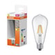Osram bombilla LED E27 Edison ST64 filamento luz cálida 3.4W | 40W