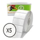Q-Nomic RD-S05E1 Rollo de etiquetas precortadas 51 mm x 26 mm (Pack 5 unidades) | QNB-RD-S05E1