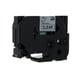 Q-Nomic TZe-S141 cinta súper adhesiva 18mm texto negro sobre transparente (8M) | QNTZe-S141