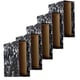 Pack x5: Funda archivador | Negro