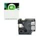 Q-Nomic 622290 IND RHINO poliéster texto negro sobre transpartente 19mm | QN622290