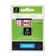 Dymo 53715 (S0720950) cinta poliéster rojo sobre blanco 24mm | 53715