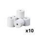 Pack 10x Rollo térmico | 80X80X12 | 39.5M | WHI1327995x10