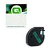 Q-Nomic 91204 (S0721640) cinta plástica negro sobre verde 12mm | QN91204