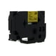 Q-Nomic TZe-FX641 cinta flexible 18mm texto negro sobre amarillo (8M) | QNTZe-FX641