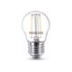 Philips bombilla LED E27 mate luz cálida 2W | 25W