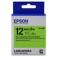 Epson LK-4GBF Cinta negro sobre verde fluorescente 12mm (C53S654018) | EPSLK-4GBF
