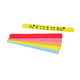 Zebra Z-Band Splash (10012718-2) pulsera amarilla 25 x 254 mm (4 x 350 unidades) | ZEB10012718-2