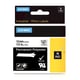 Dymo 622289 IND Rhino poliéster negro sobre transpartente 12mm | DYM622289