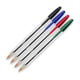 PACK x4: Bolígrafo BIC Cristal Azul, Negro, Rojo y Verde | 0.4mm