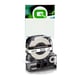 Q-Nomic LK-4WBW cinta extra adhesiva negro sobre blanco 12 mm | QNC53S654016