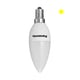 Bombilla Panasonic LED E14 | Vela | Luz cálida | 4W | 2000K