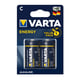 Varta Energy C/LR14/MN1400 | Pilas Alcalinas | 2 unidades