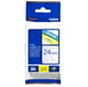 Brother TZe-253 cinta 24mm texto azul sobre blanco (8M) | BROTZE253