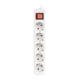 Regleta 5 tomas | Interruptor | 3M | Blanco