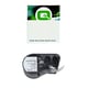 Q-Nomic MC-750-595-WT-BK Cinta de vinilo negro sobre blanco 19,05 mm x 7,62M | QNMC-750-595-WT-BK