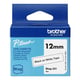 Brother Btag-231 cinta no laminada negro sobre blanco 12 mm | BROBTAG231